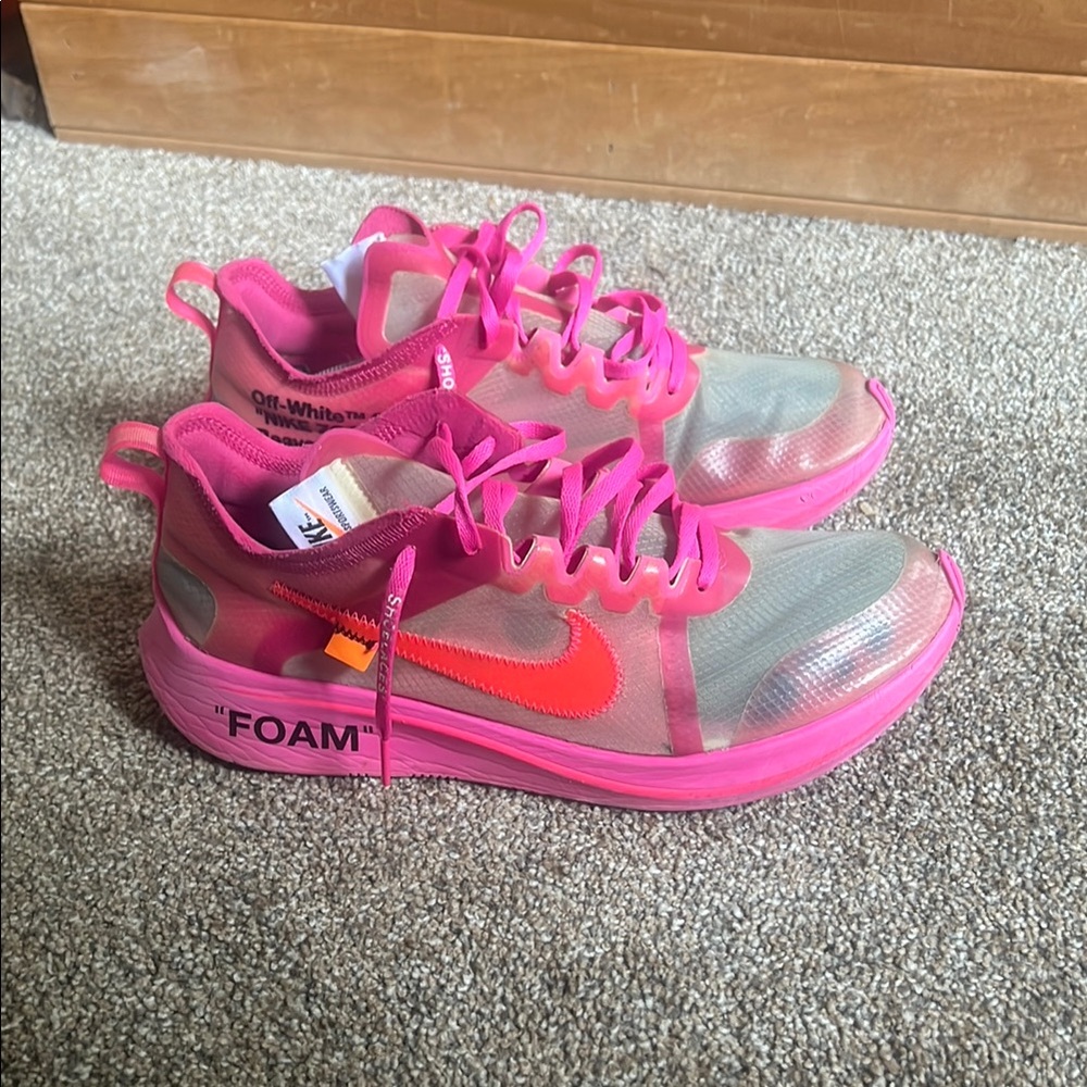 Nike Pink and Orange Athletic Shoes
